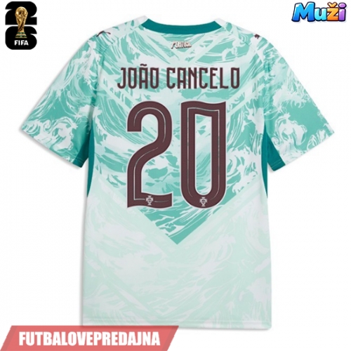 Lacne Muži Futbalové dres Portugalsko Joao Cancelo #20 MS 2026 Krátky Rukáv - Preč